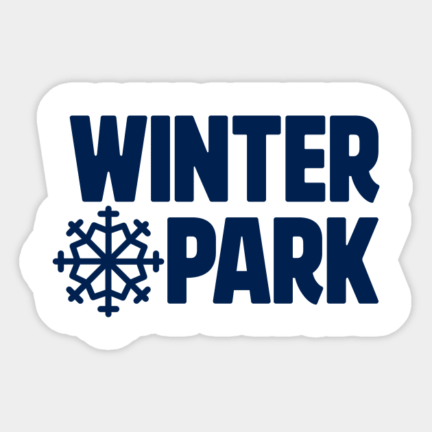 Vintage Winter Park Sticker by please no